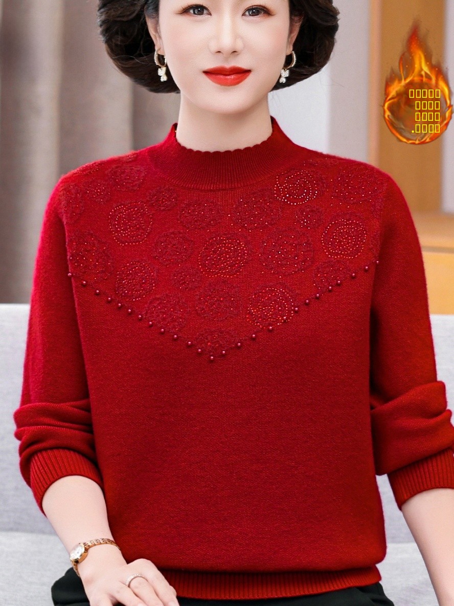 Thickened Fleece Warm Printed  - Women Fashion Over 60 のレビューと価格