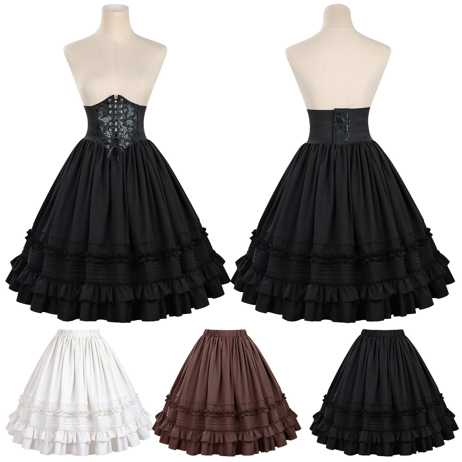 Women Medieval steampunk Layer - Corset Top Boned のレビューと価格