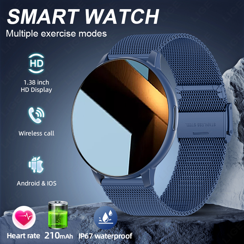 LIGE 2026 Smart Watch Man Woma - Women Fashion Week 2026 のレビューと価格