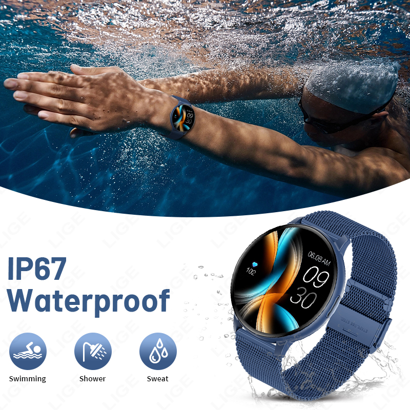 LIGE 2026 Smart Watch Man Woma - Women Fashion Week 2026 のレビューと価格