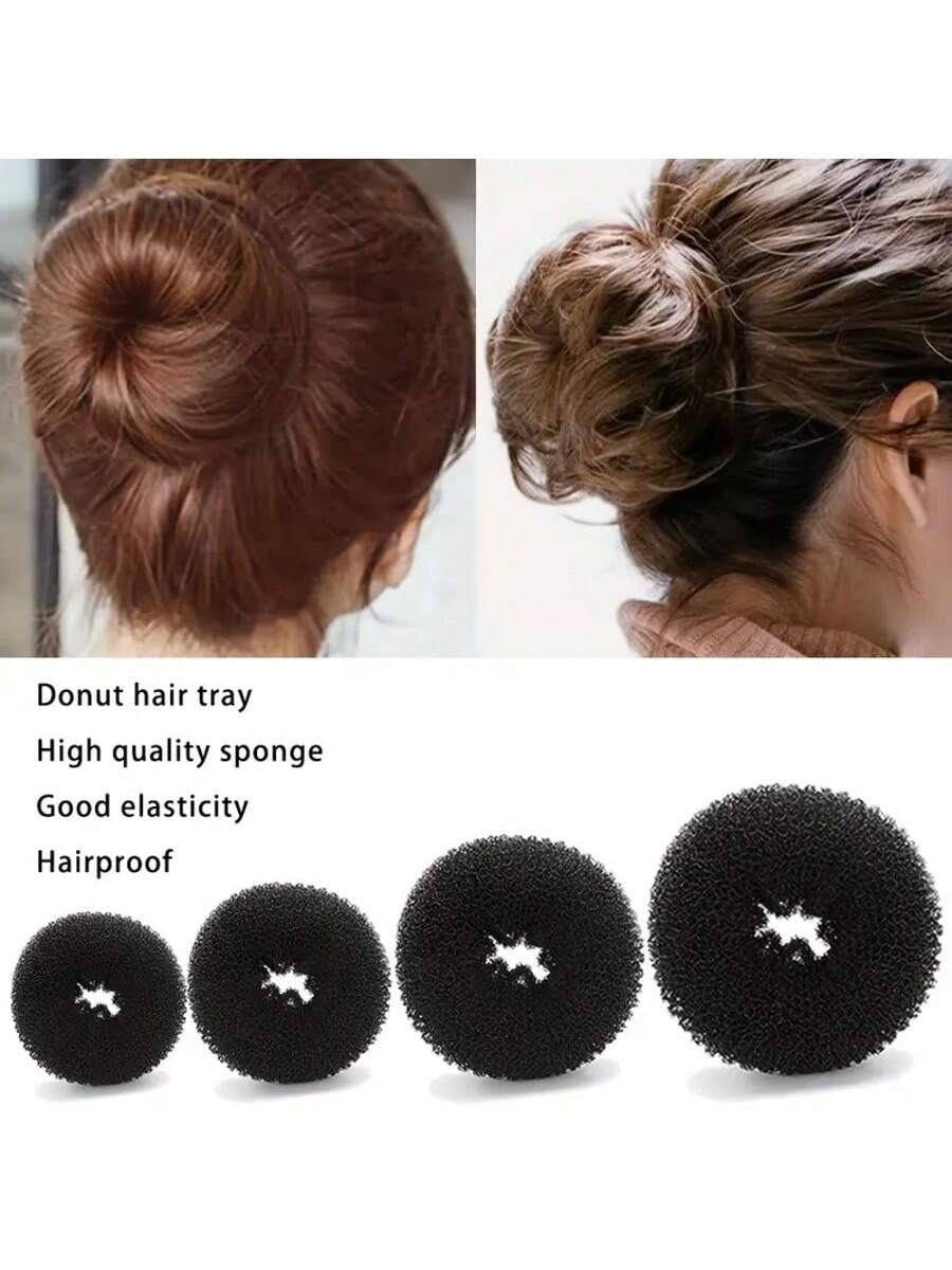 Donut Hair Bun Maker Set Soft  - Xl Women'S Fashion のレビューと価格