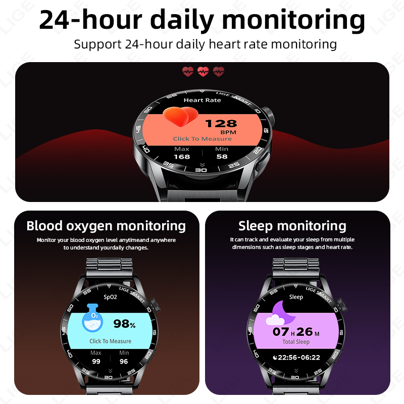 LIGE Men Fashion Smart Watch S - Women Fashion Week 2026 のレビューと価格