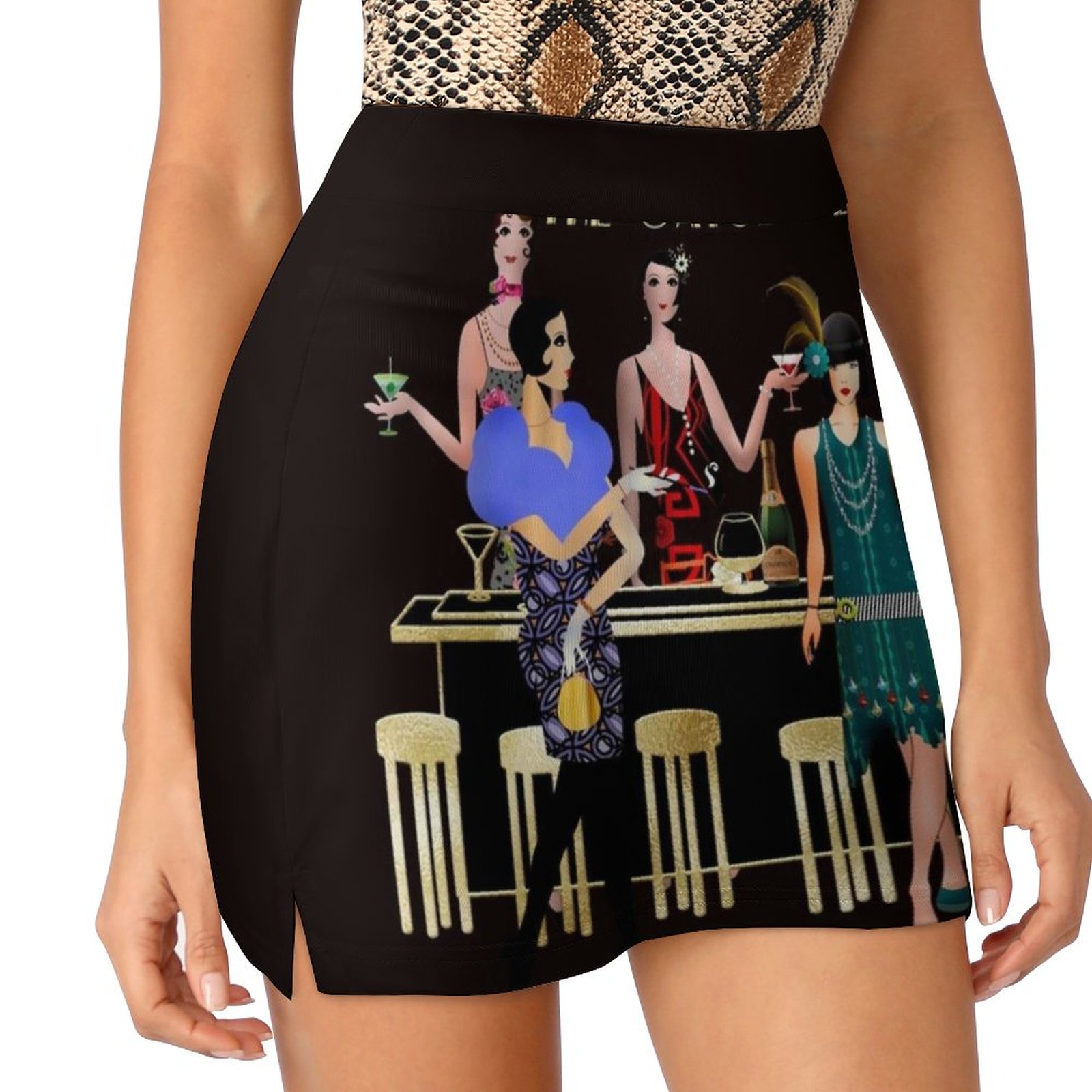 The Gatsby Era Skirts Woman Fa - Women'S Fashion Roaring 20S のレビューと価格