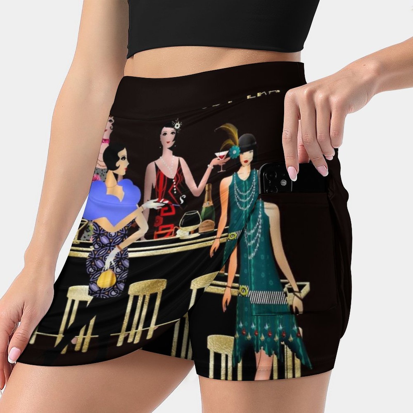 The Gatsby Era Skirts Woman Fa - Women'S Fashion Roaring 20S のレビューと価格