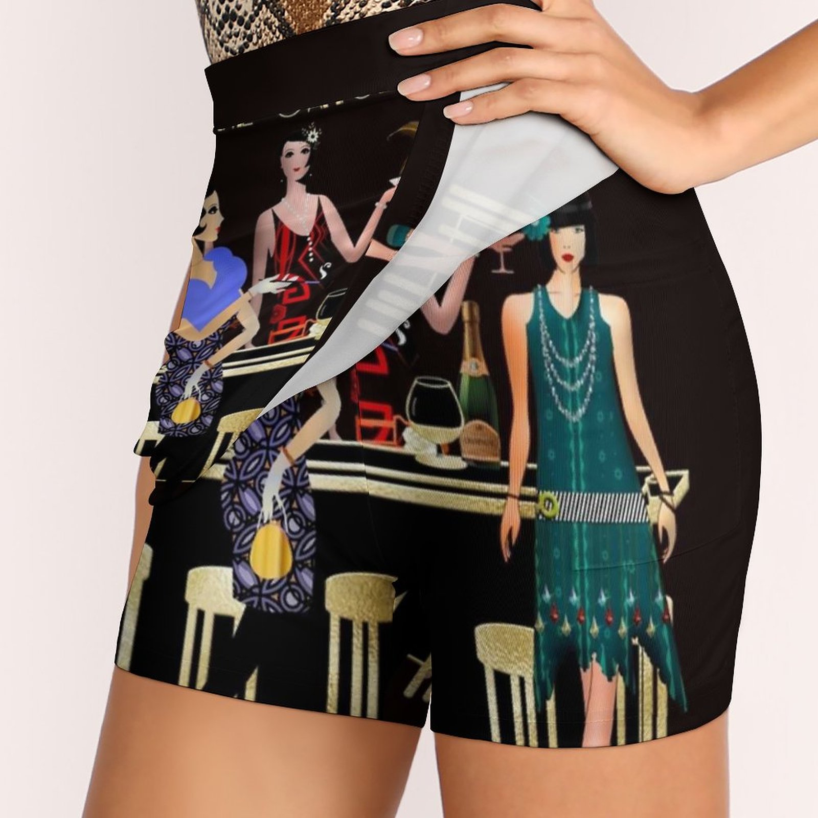 The Gatsby Era Skirts Woman Fa - Women'S Fashion Roaring 20S のレビューと価格