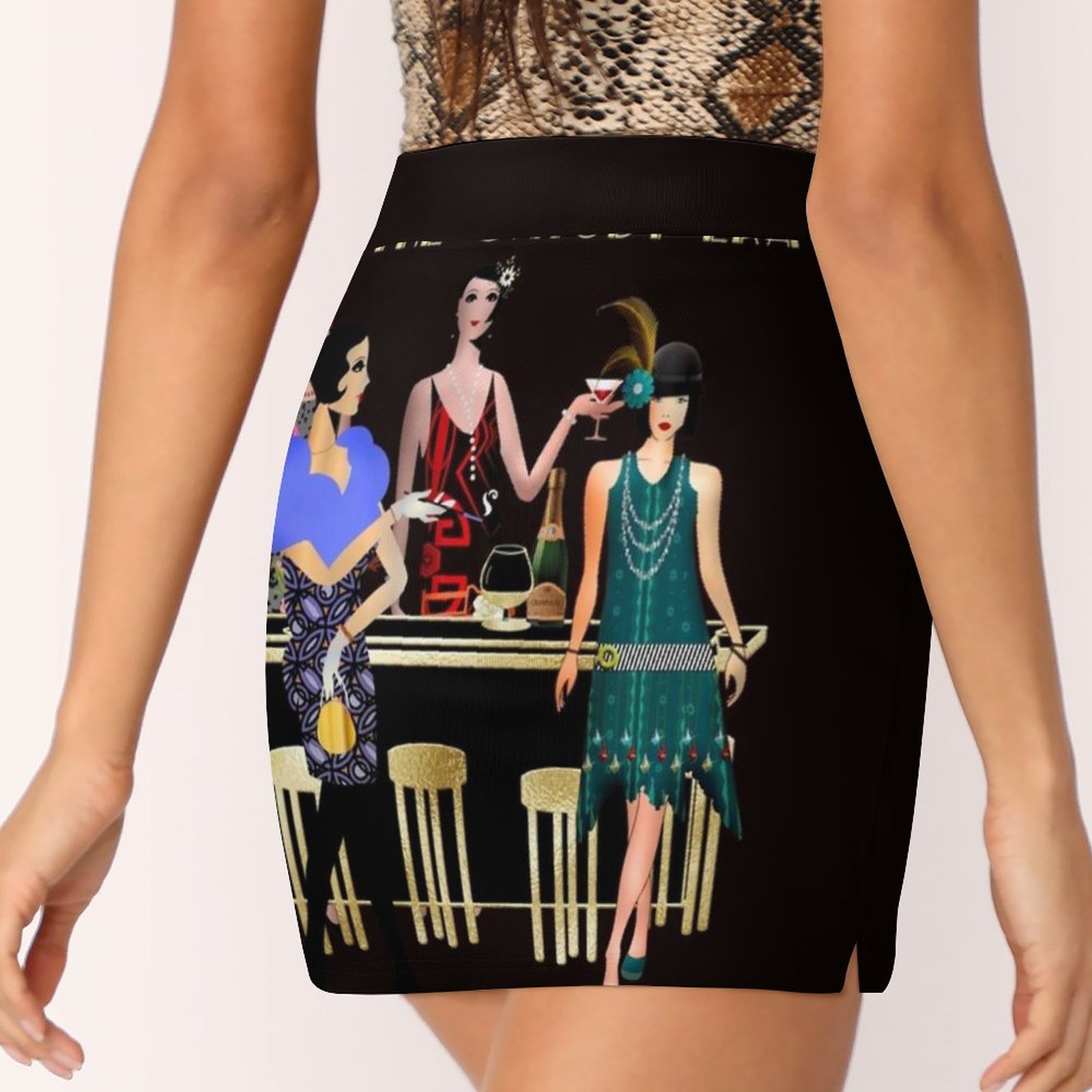 The Gatsby Era Skirts Woman Fa - Women'S Fashion Roaring 20S のレビューと価格