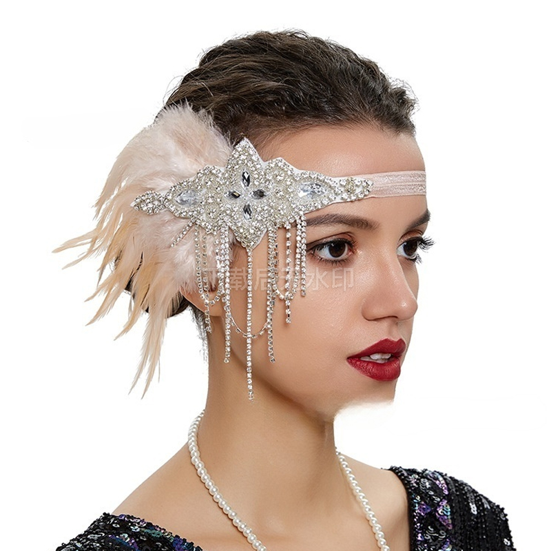 Vintage 1920s Flapper Headband - Women'S Fashion Roaring 20S のレビューと価格