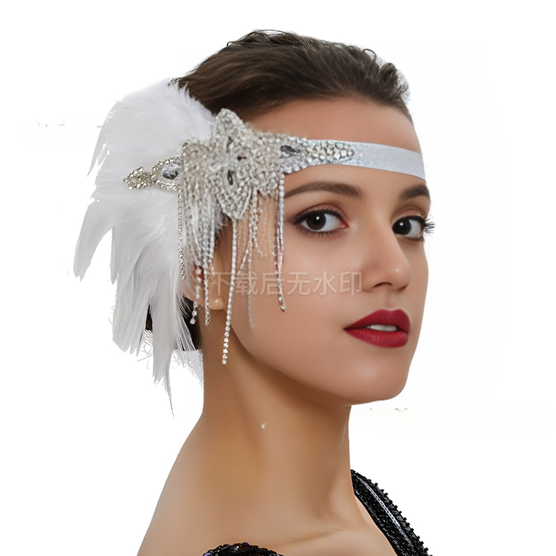 Vintage 1920s Flapper Headband - Women'S Fashion Roaring 20S のレビューと価格