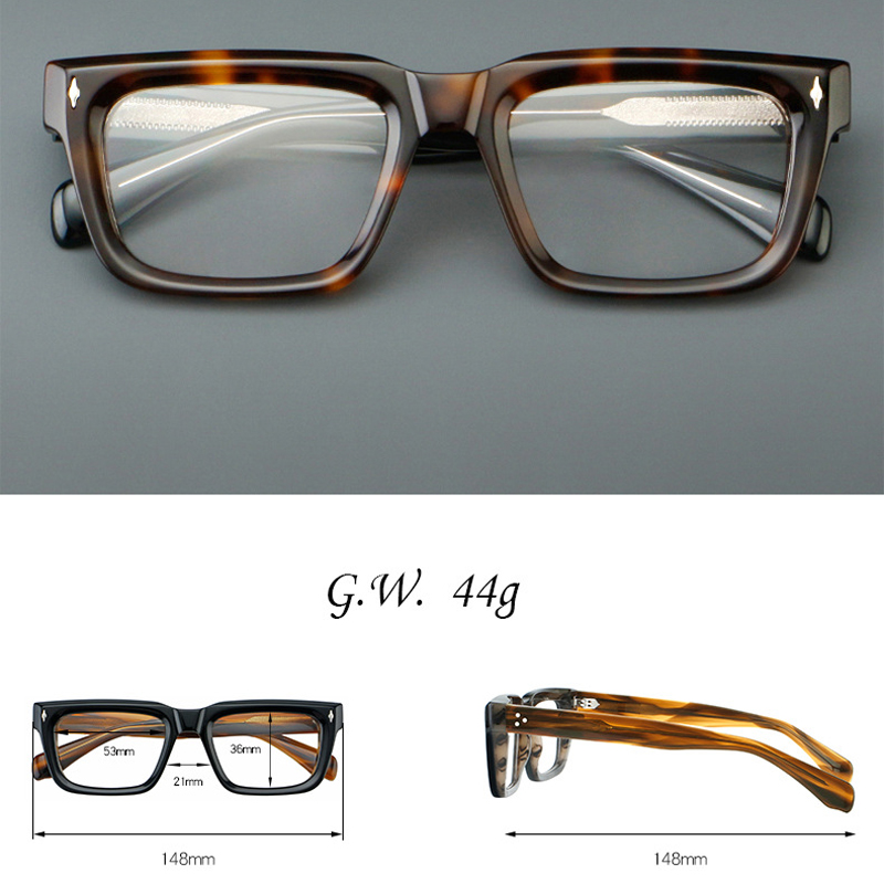 VCKA Fashion Acetate Round Myo - Women'S Fashion Glasses With Clear Lenses のレビューと価格