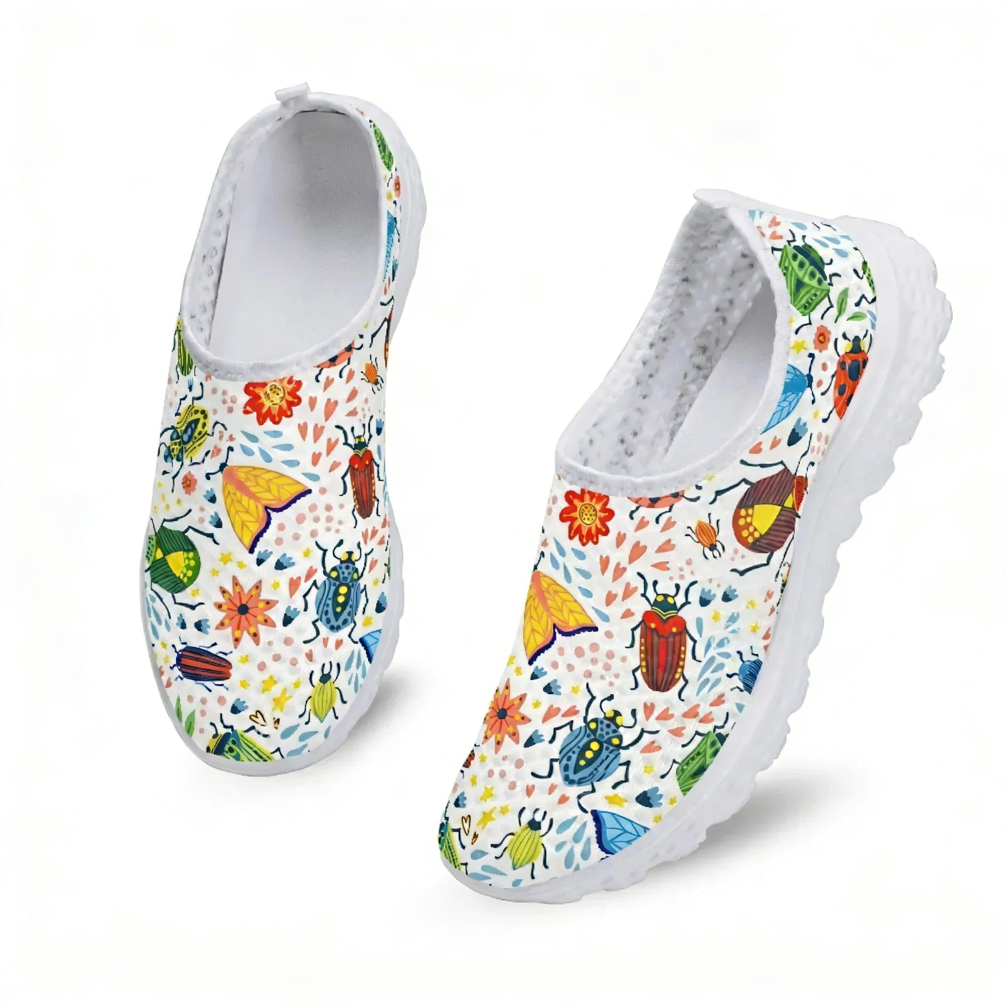 Beetle Seven-star Ladybug Mesh - Women'S Fashion Tennis Shoes のレビューと価格
