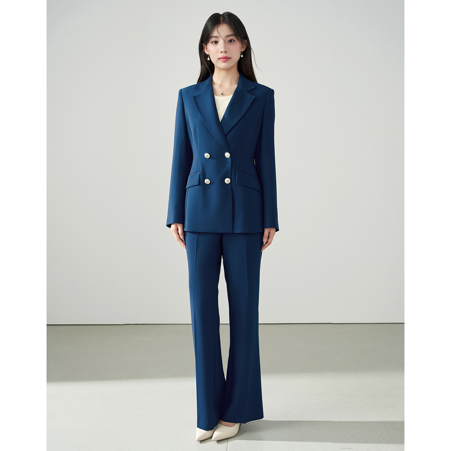 Allingentle Blue Women's 2 Pie - Women Fashion Jackets のレビューと価格