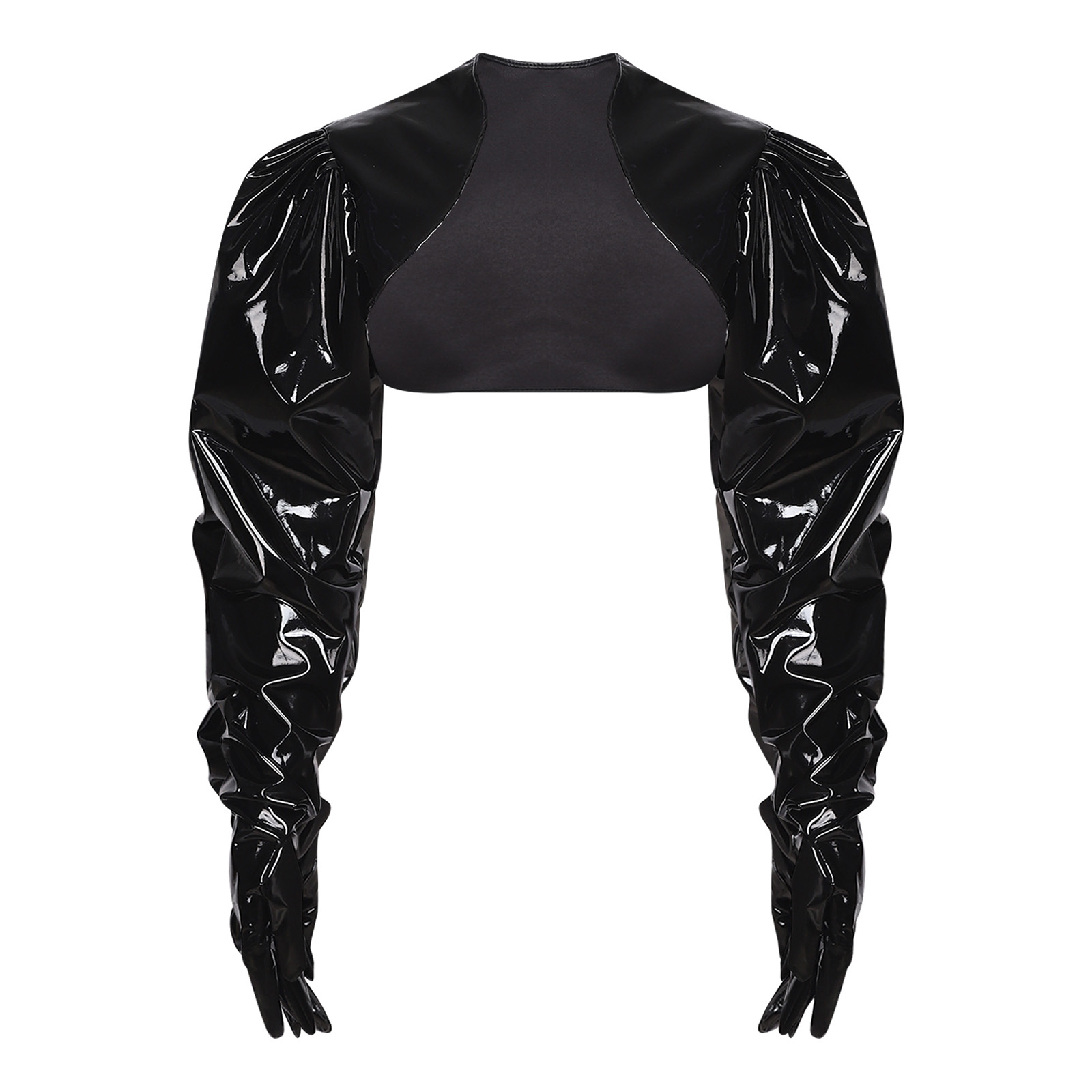 Womens Wet Look PU Leather Car - Women Fashion Jackets のレビューと価格
