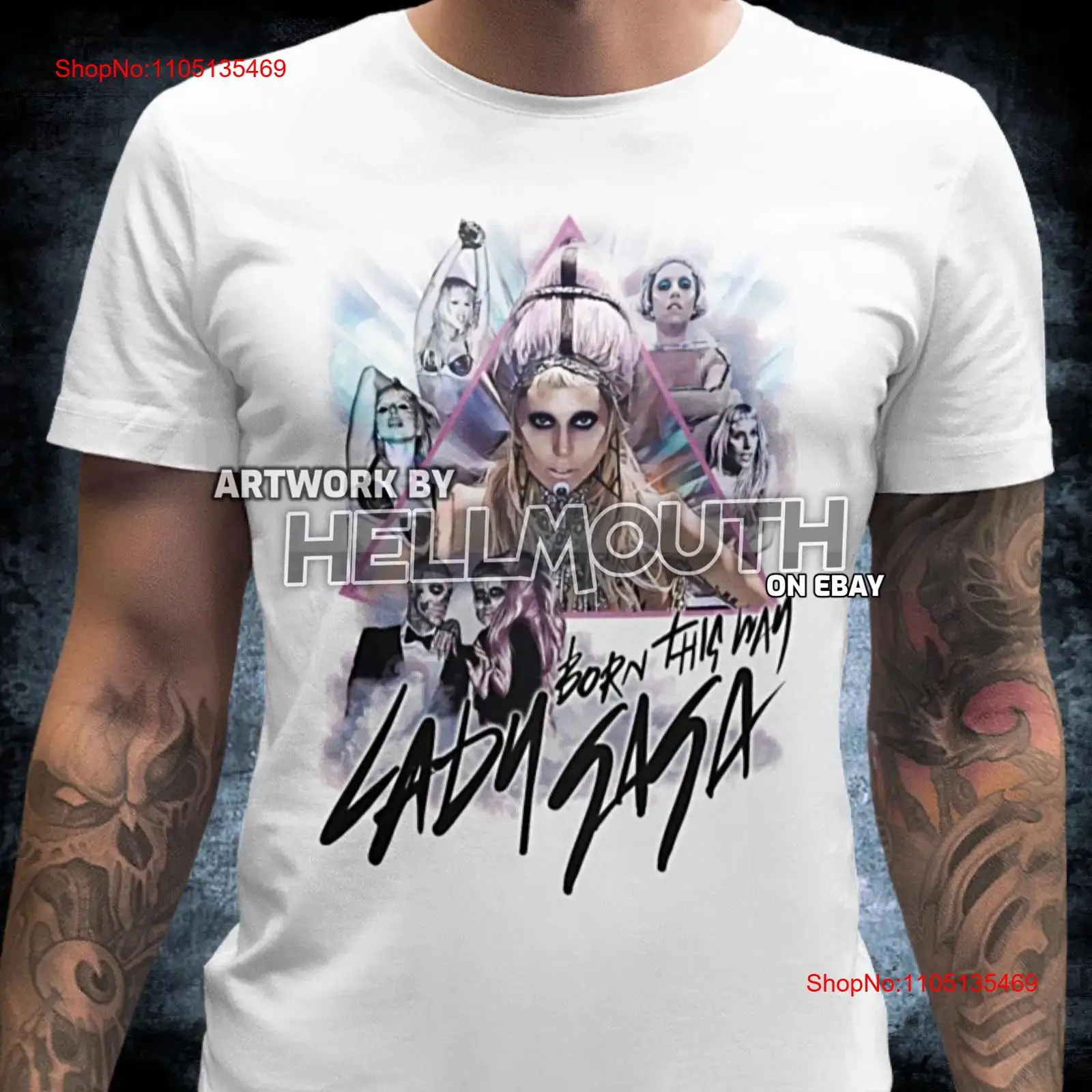 Lady Gaga Born This Way t shir - Women Fashion Video のレビューと価格