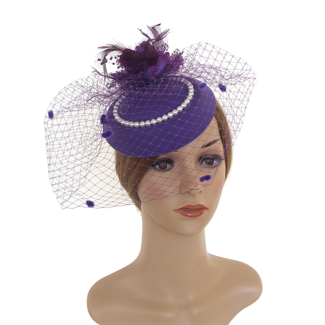 Women Feather Fascinator Hat w - Women'S Fashion Kentucky Derby のレビューと価格