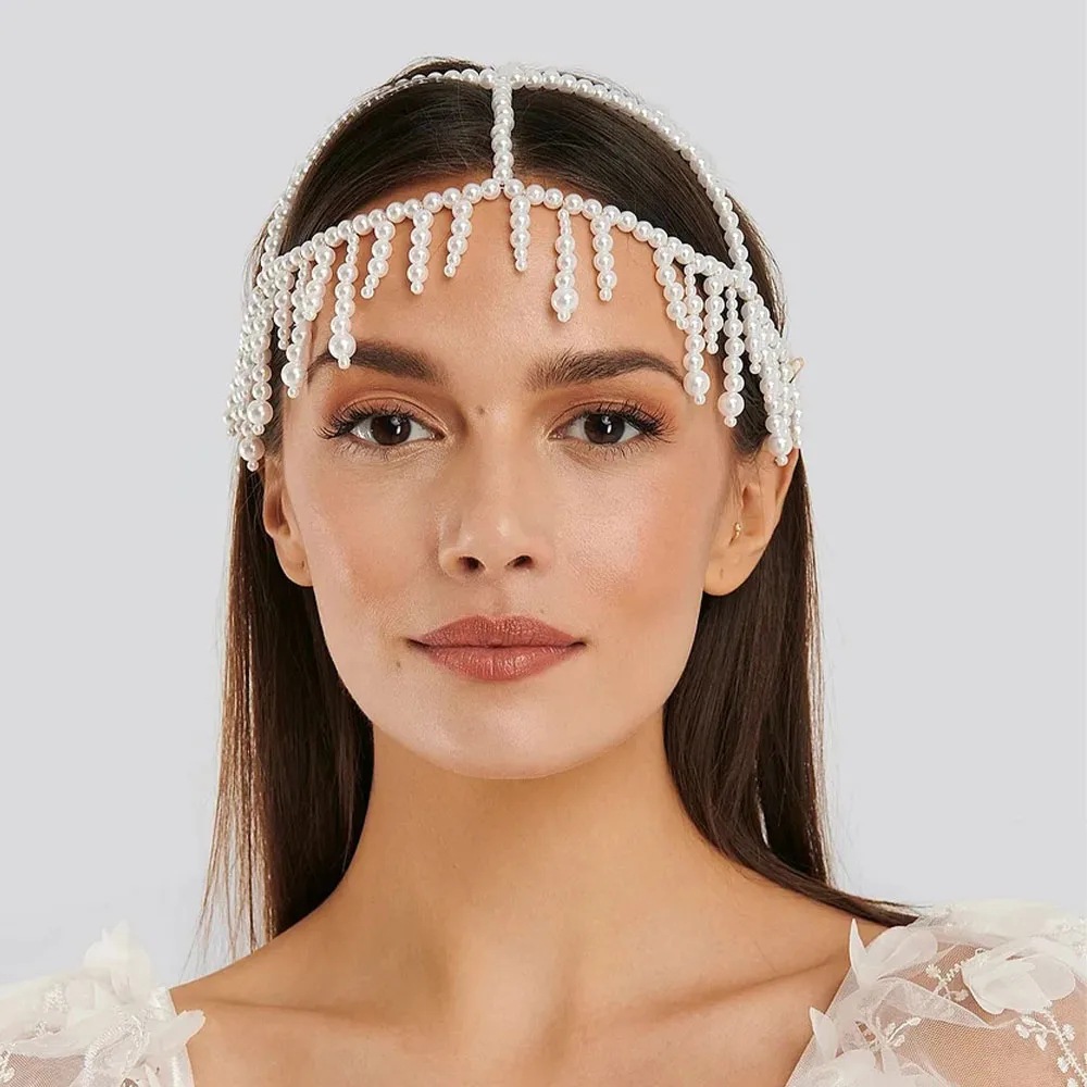 Fashion Pearl Fringe Headpiece - Women'S Fashion Roaring 20S のレビューと価格