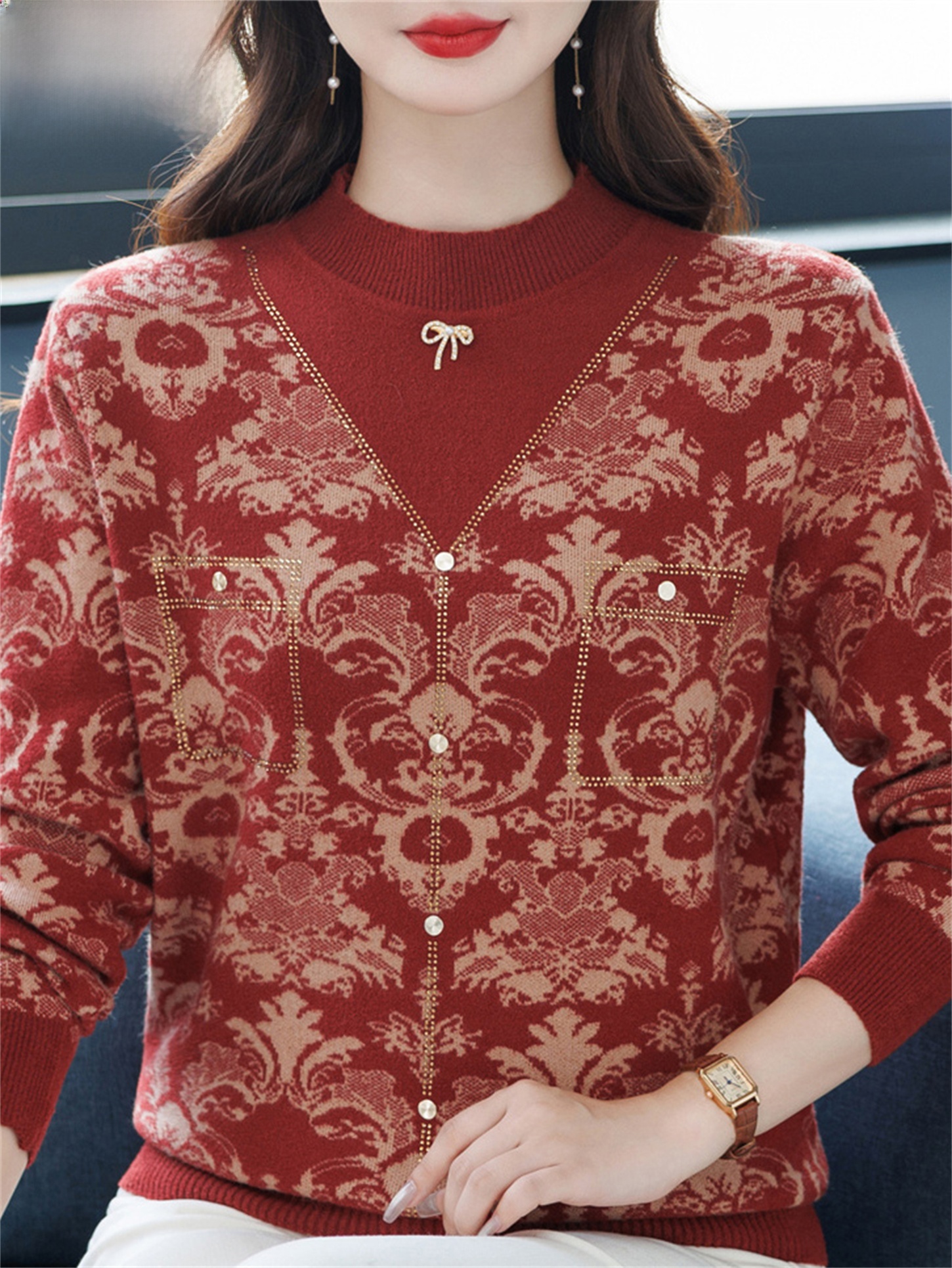 Fashionable Midlife Mommy Knit - Women Fashion Over 60 のレビューと価格