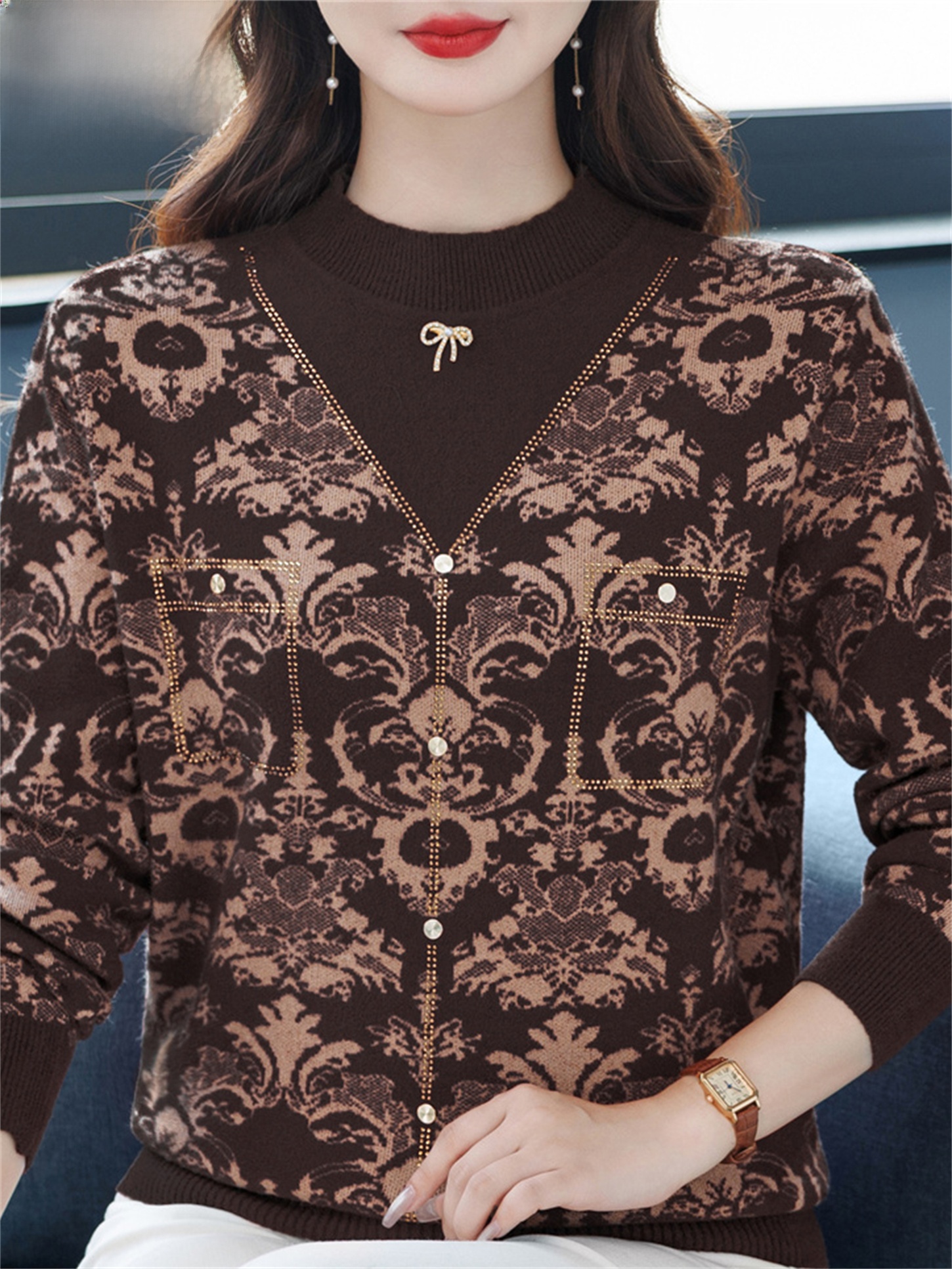 Fashionable Midlife Mommy Knit - Women Fashion Over 60 のレビューと価格