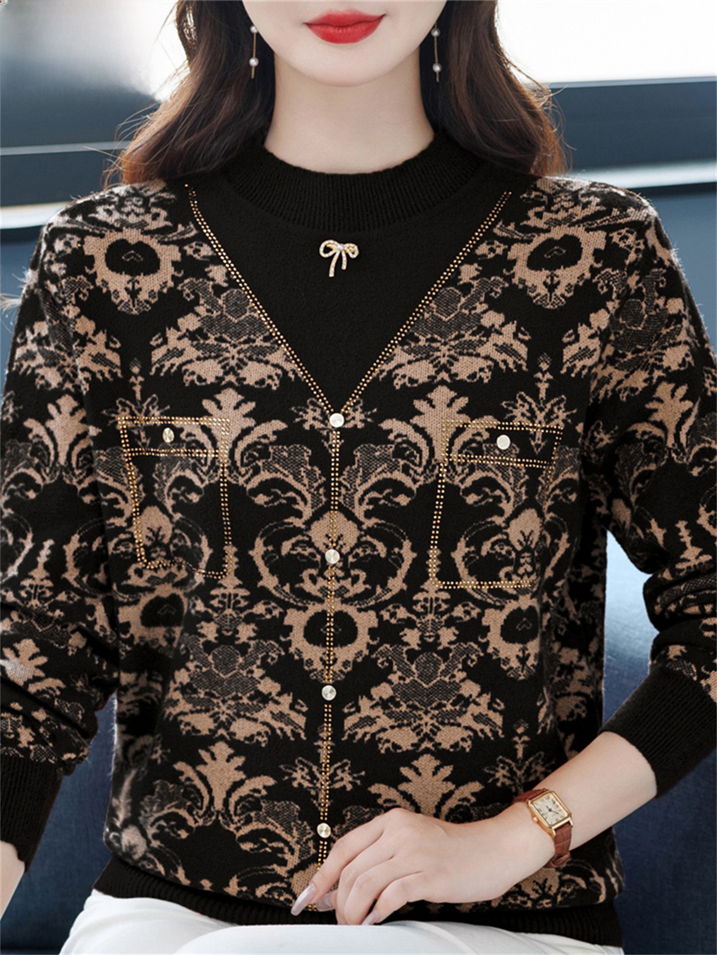 Fashionable Midlife Mommy Knit - Women Fashion Over 60 のレビューと価格