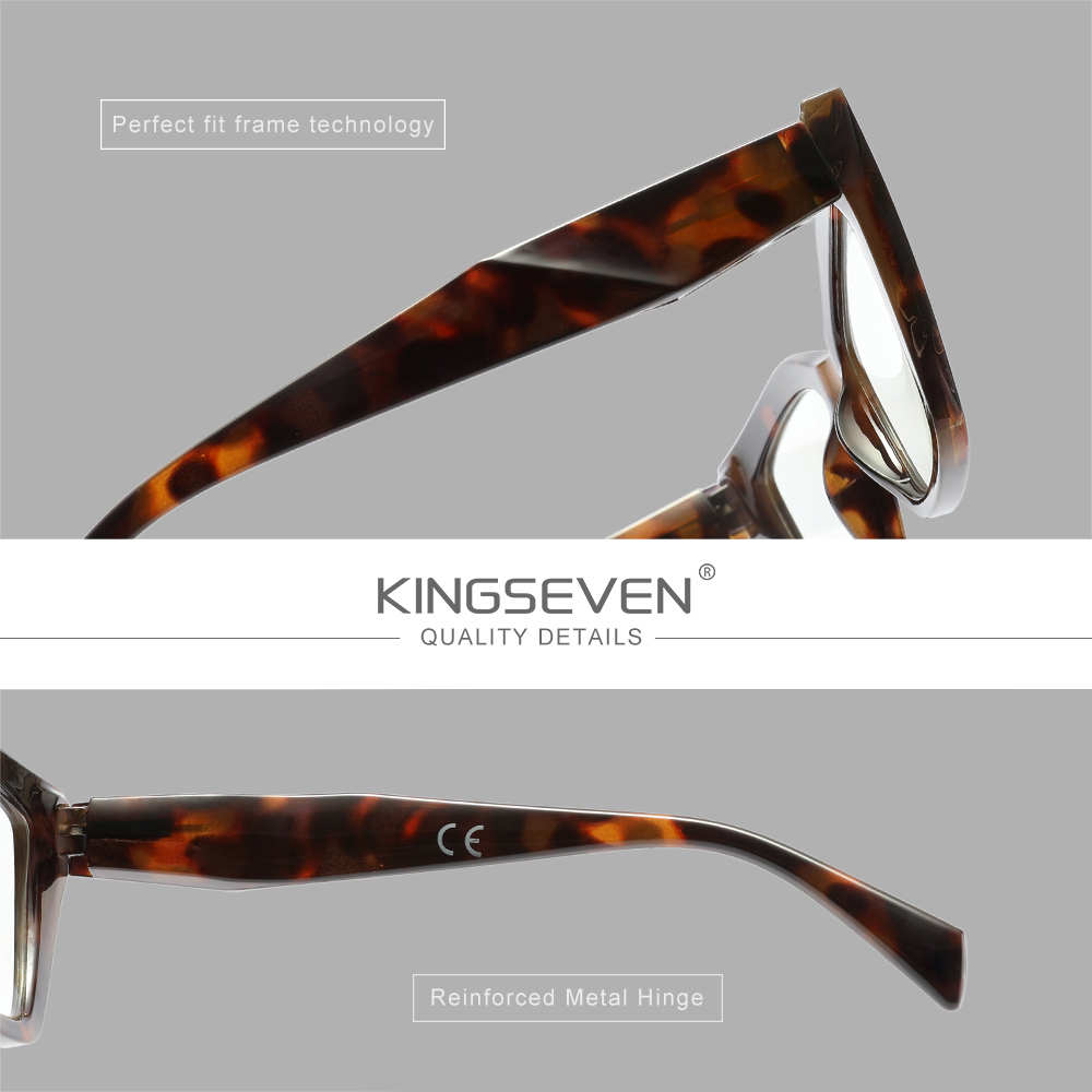KINGSEVEN Trendy Women Reading - Women'S Fashion Glasses With Clear Lenses のレビューと価格