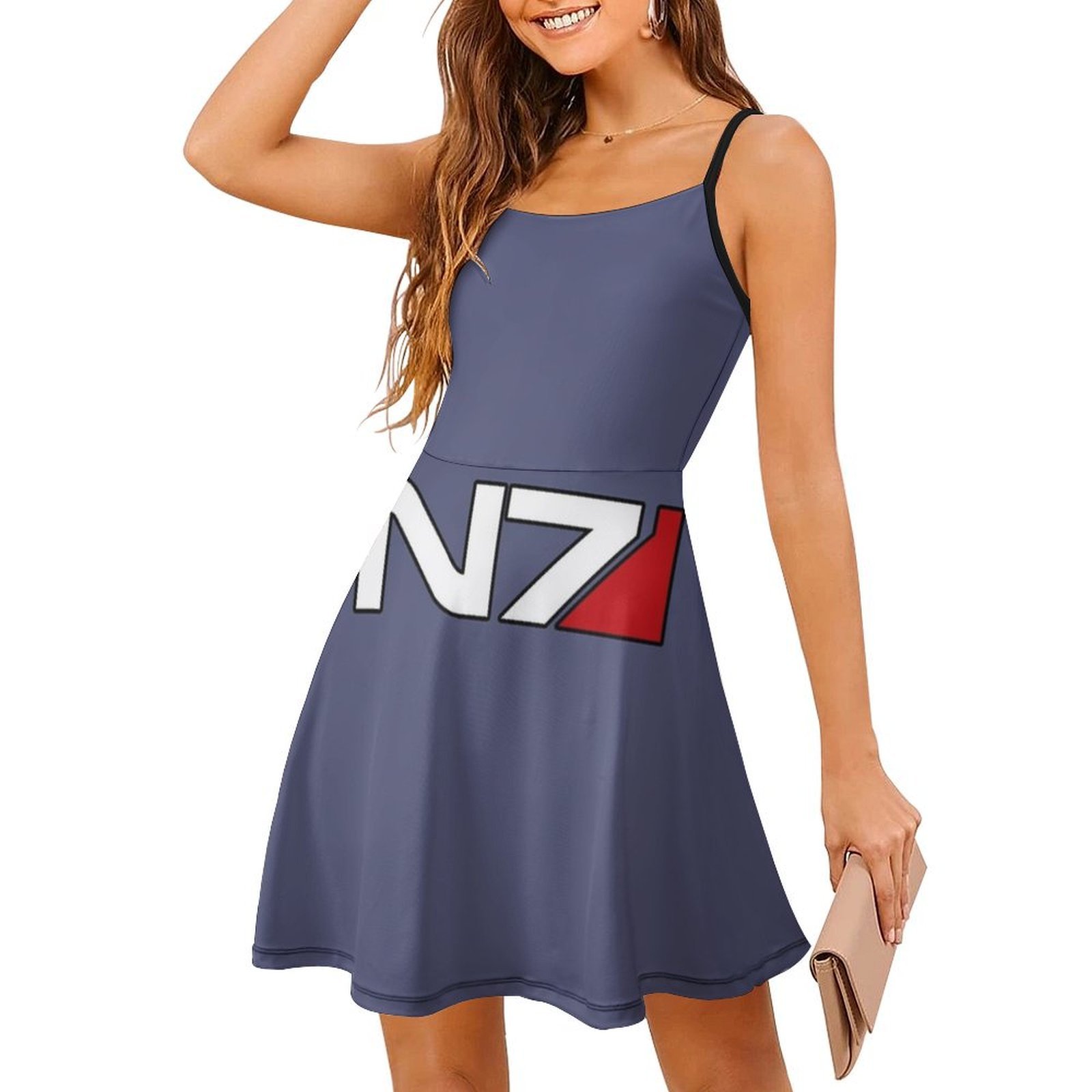 N7 Logo Floral Smock Dress For - Smocked Dress Women のレビューと価格